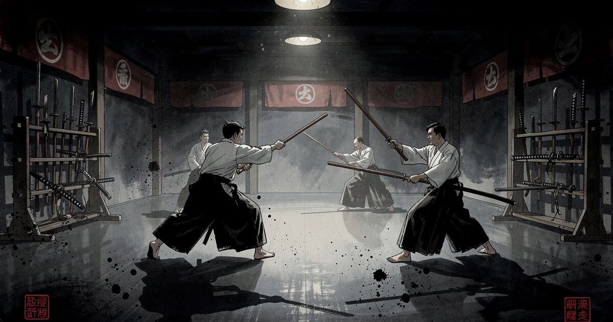 Dojo Tanren — logo cinq pétales