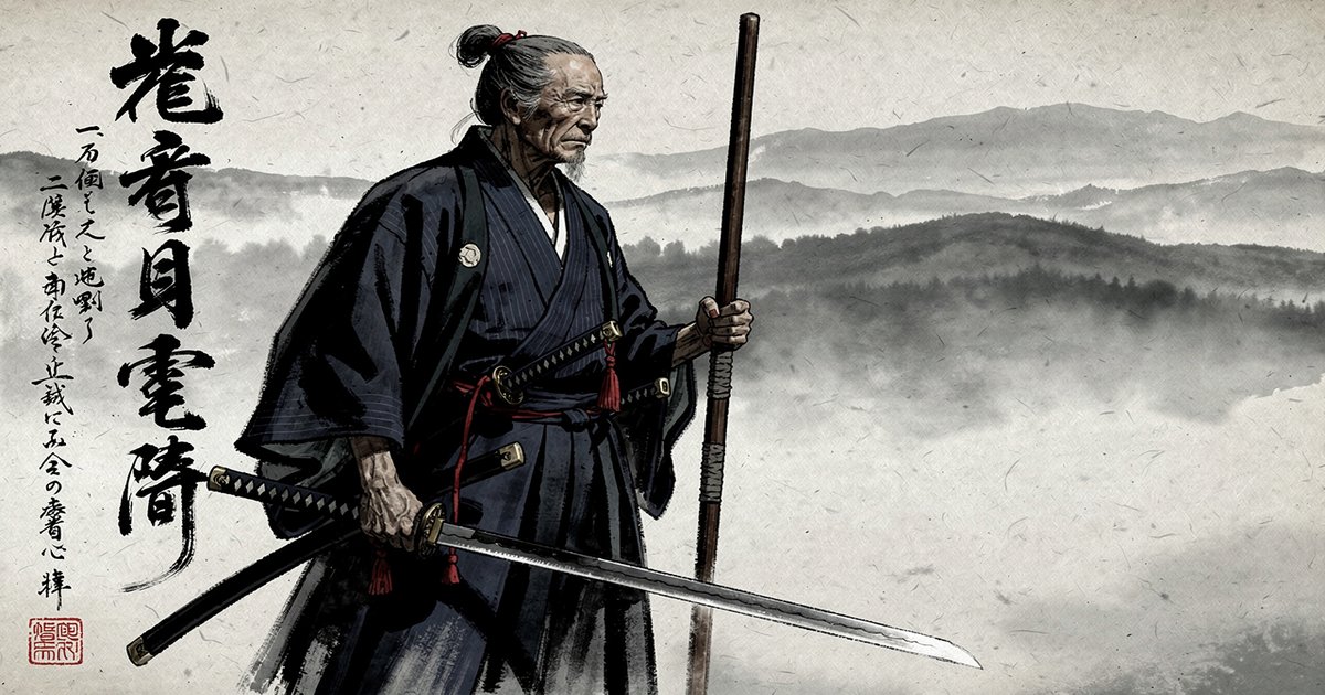 Nakayama Hakudo Dernier Grand Maitre Sabre Baton